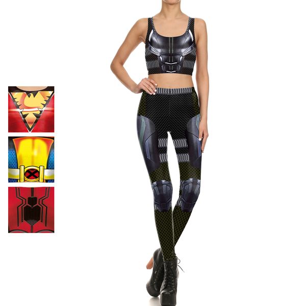 ladies two piece yoga suit women's sports sleeveless vest high waist leggings suit female slim fitjogging suit fashion tracksuits for w, Gray
ladies two piece yoga suit women's sports sleeveless vest high waist leggings suit female slim fitjogging suit fashion tracksuits for w, Gray
