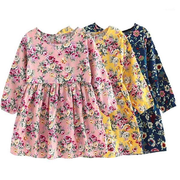 spring summer baby girls dress long sleeve o-neck floral print princess a-line dress baby girls children wear clothes dresses1, Red;yellow
spring summer baby girls dress long sleeve o-neck floral print princess a-line dress baby girls children wear clothes dresses1, Red;yellow