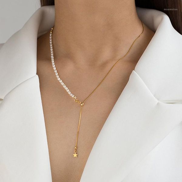 2021 new natural freshwater baroque pearl gold color chain pendant necklace for women real pearl wedding jewelry 38mm1, Silver
2021 new natural freshwater baroque pearl gold color chain pendant necklace for women real pearl wedding jewelry 38mm1, Silver