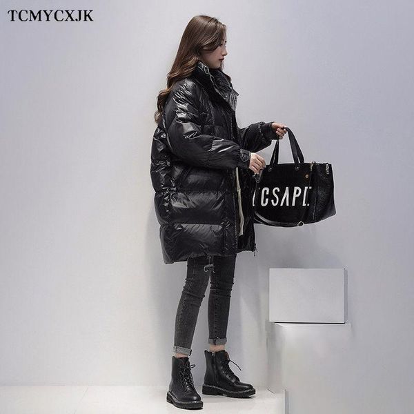 2020 new winter parker down jacket women mid-length section casual korean version of the fashion warm stand collar jackets ins, Black
2020 new winter parker down jacket women mid-length section casual korean version of the fashion warm stand collar jackets ins, Black