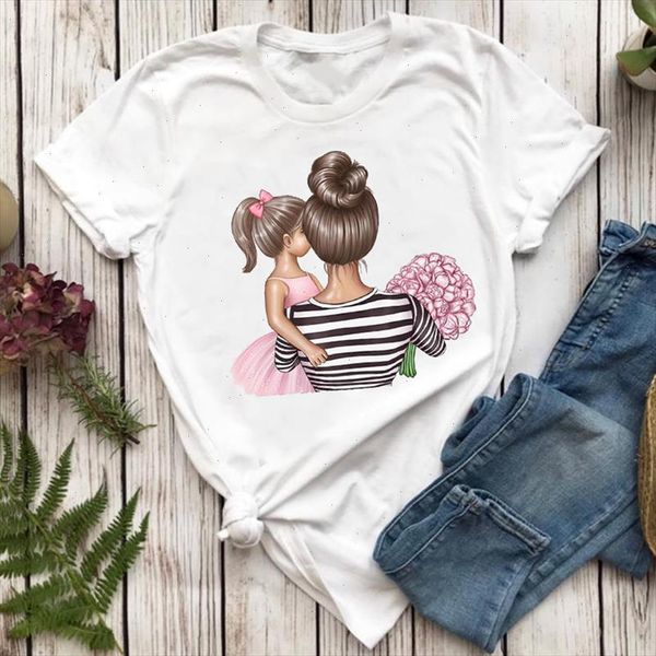 women t shirts striped clothing girl daughter mom mother mama cartoon ladies print graphic t lady shirt female tee shirt, White
women t shirts striped clothing girl daughter mom mother mama cartoon ladies print graphic t lady shirt female tee shirt, White