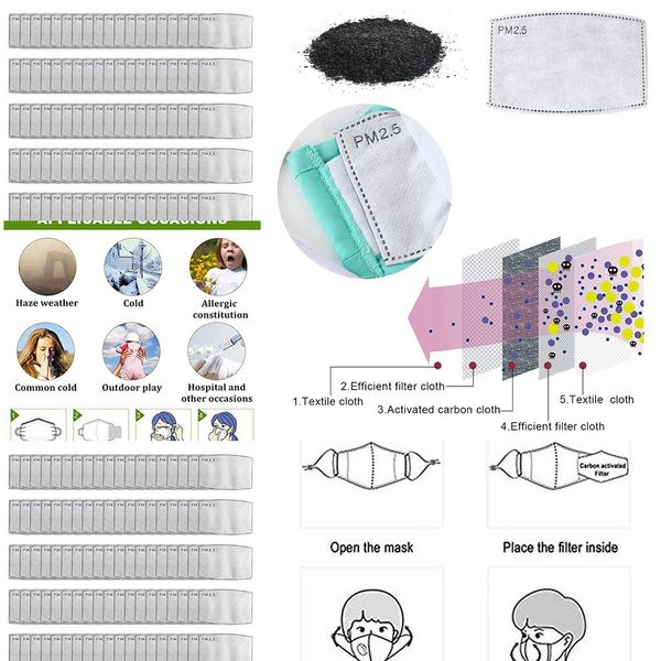 replaceable pcs carbon pm2.5 filter activated 80 filters breathing insert protective mout 8jjc
replaceable pcs carbon pm2.5 filter activated 80 filters breathing insert protective mout 8jjc