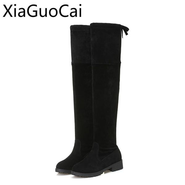 over the knee women boots female elastic winter high boots was thin with long tube rider, Black
over the knee women boots female elastic winter high boots was thin with long tube rider, Black