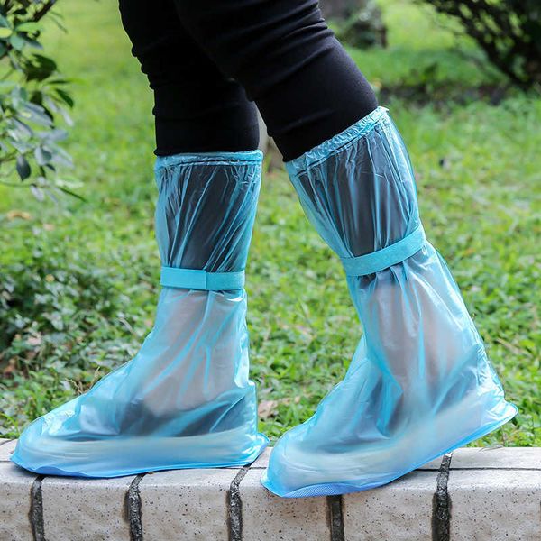 travel non slip boots waterproof thickened strap high tube rain shoes animal husbandry transparent shoe cover, Black
travel non slip boots waterproof thickened strap high tube rain shoes animal husbandry transparent shoe cover, Black