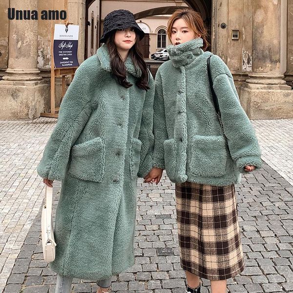 unua amo winter coat women long fashion faux fur thick warm fluff teddy warm lambswool jacket female le00264a, Black
unua amo winter coat women long fashion faux fur thick warm fluff teddy warm lambswool jacket female le00264a, Black