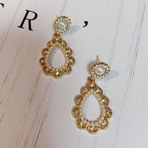 korean new zircon pearl drop earrings for women round golden noble cute statement earring fashion pearl jewelry 2020 gift, Silver
korean new zircon pearl drop earrings for women round golden noble cute statement earring fashion pearl jewelry 2020 gift, Silver