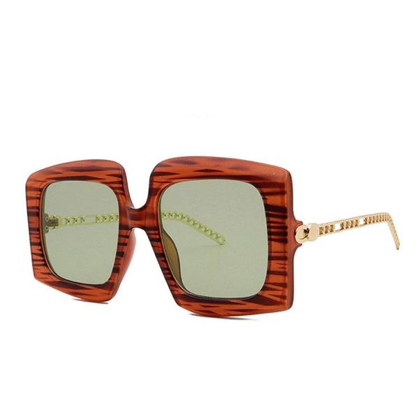 sunglasses unique oversized woman brown stripe fashion square glasses big frame vintage retro oculos feminino, White;black
sunglasses unique oversized woman brown stripe fashion square glasses big frame vintage retro oculos feminino, White;black