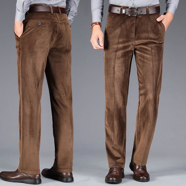 corduroy men's winter loose thick casual trousers cotton straight high waist keep warm pants plus size mens men clothing, Black
corduroy men's winter loose thick casual trousers cotton straight high waist keep warm pants plus size mens men clothing, Black
