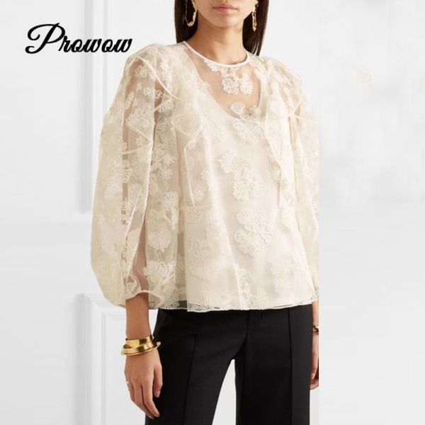 summer retro french ruffle lace shirt loose lantern sleeves floral embroidery two-piece blouse women t200608, White
summer retro french ruffle lace shirt loose lantern sleeves floral embroidery two-piece blouse women t200608, White