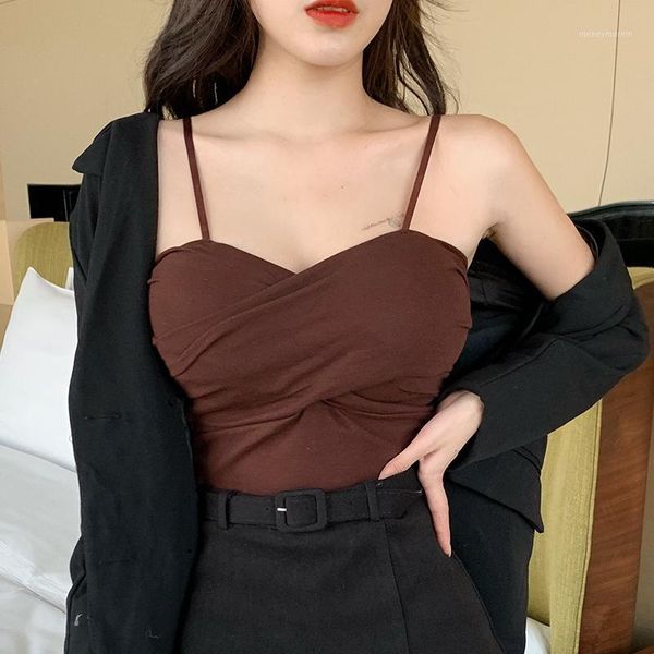 women's tanks & camis 2021 women korea style crop camisole female bralette streetwear short black bustier frill 1, White
women's tanks & camis 2021 women korea style crop camisole female bralette streetwear short black bustier frill 1, White