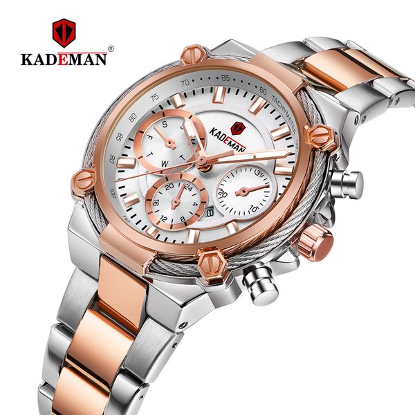 kademan lady watches luxury brand women dress watch waterproof stainless steel quartz wristwatch creative relogio feminino 201123, Slivery;brown
kademan lady watches luxury brand women dress watch waterproof stainless steel quartz wristwatch creative relogio feminino 201123, Slivery;brown