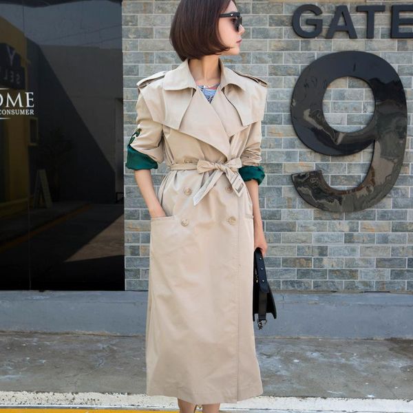 fashion trend slim fit stylish office ladies work wear women's long coat double breasted comfortable full sleeve trench coat, Tan;black
fashion trend slim fit stylish office ladies work wear women's long coat double breasted comfortable full sleeve trench coat, Tan;black