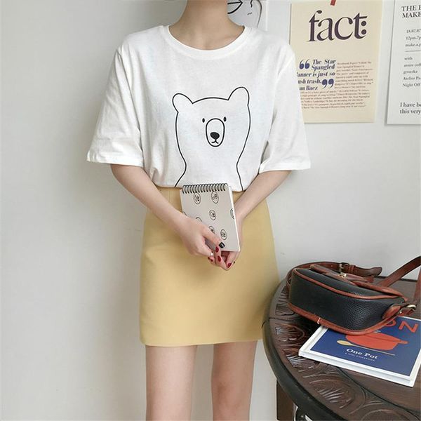 2021 chic cartoon bear women t-shirt casual tee summer kawaii harajuku short sleeve female t shirt women clothing, White
2021 chic cartoon bear women t-shirt casual tee summer kawaii harajuku short sleeve female t shirt women clothing, White