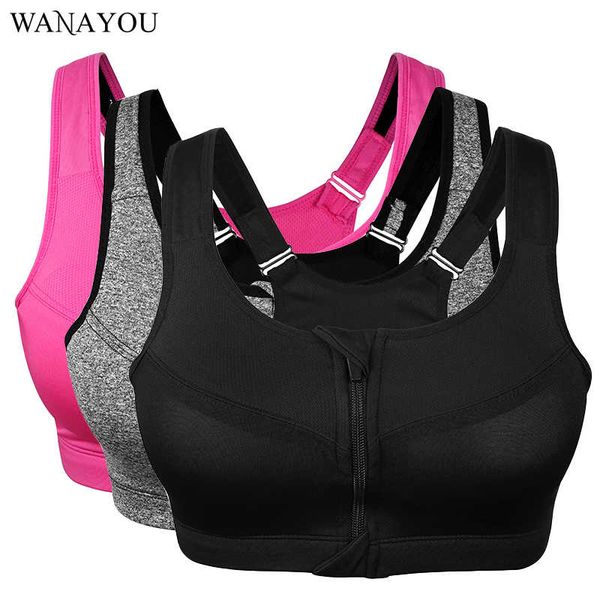 wanayou 2xl-5xl plus size sports fitness bras, women zipper push up bras, padded wireshockproof yoga vest sports, White;black
wanayou 2xl-5xl plus size sports fitness bras, women zipper push up bras, padded wireshockproof yoga vest sports, White;black