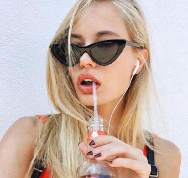 sunglasses cat eye shade for women fashion brand vintage triangular cateye glasses oculos feminino uv400, White;black
sunglasses cat eye shade for women fashion brand vintage triangular cateye glasses oculos feminino uv400, White;black