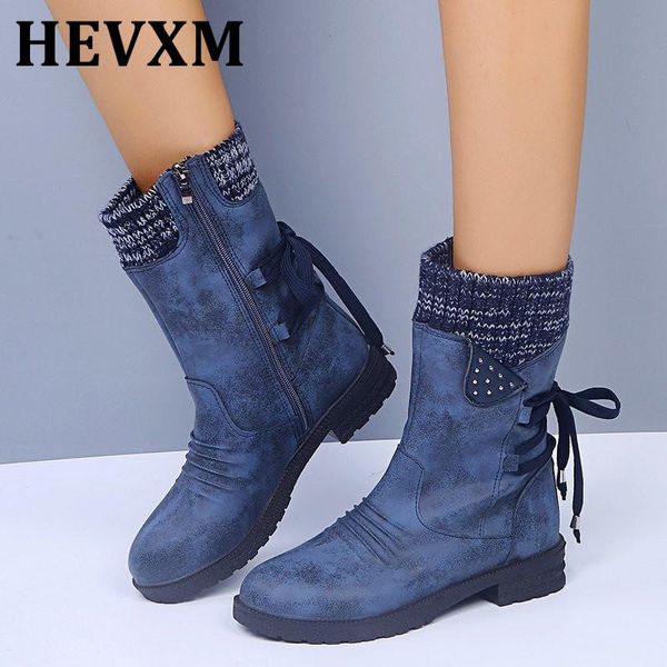 winter snow boots women zipper fashion pu leather mid-calf boots with back lace-up design solid low heel shoes botas mujer, Black
winter snow boots women zipper fashion pu leather mid-calf boots with back lace-up design solid low heel shoes botas mujer, Black