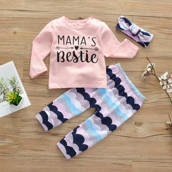 3pcs newborn baby girl clothes set cute letter mama's e long sleeve +pants+headband infant clothing suit toddler outfit 1021, White
3pcs newborn baby girl clothes set cute letter mama's e long sleeve +pants+headband infant clothing suit toddler outfit 1021, White