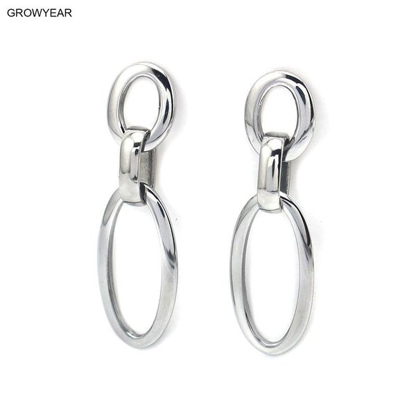 small oval link big oval silver color dangle earring stainless steel trendy women fashion jewelry push back drop earrings
small oval link big oval silver color dangle earring stainless steel trendy women fashion jewelry push back drop earrings