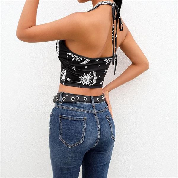 женский топы новая мода moon star pattern deveil дети printed тонкий короткие трусиков дамы лето купальник жилет женский костюм, White
женский топы новая мода moon star pattern deveil дети printed тонкий короткие трусиков дамы лето купальник жилет женский костюм, White