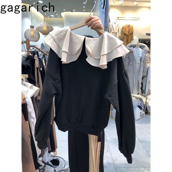 gagarich women sweatshirt 2020 spring autumn new sweet temperament contrasting color pullover hoodie girl loose fashion lj201102, Black
gagarich women sweatshirt 2020 spring autumn new sweet temperament contrasting color pullover hoodie girl loose fashion lj201102, Black
