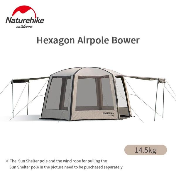naturehike hexagonal inflatable tent 15d polyester silver coating waterproof 2000mm rainproof sunscreen camping awning tent
naturehike hexagonal inflatable tent 15d polyester silver coating waterproof 2000mm rainproof sunscreen camping awning tent