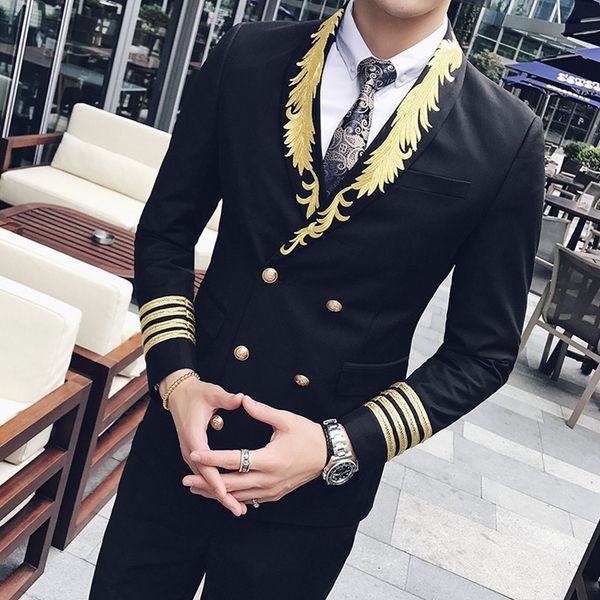 2021 new male color dress blazer high-end fashion embroidered formal jacket suits (1 piece) 05sf, White;black
2021 new male color dress blazer high-end fashion embroidered formal jacket suits (1 piece) 05sf, White;black