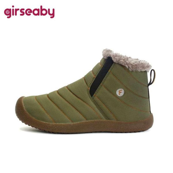 girseaby anti-slip winter ankle boots women low heels warm plush snow boots waterproof fur casual footwear botas bottes, Black
girseaby anti-slip winter ankle boots women low heels warm plush snow boots waterproof fur casual footwear botas bottes, Black