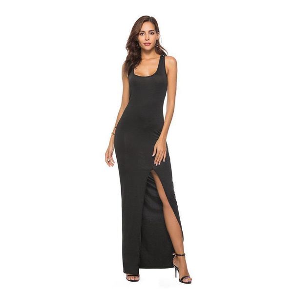 fashion milk silk long summer dress elegant solid o-neck sleeveless hem split women party dress plus size casual maxi beach robe, Black;gray
fashion milk silk long summer dress elegant solid o-neck sleeveless hem split women party dress plus size casual maxi beach robe, Black;gray