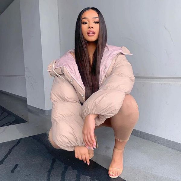 women designers clothes 2020 women fashion street style lantern sleeve hooded loose warm down jacket women clothes, Black
women designers clothes 2020 women fashion street style lantern sleeve hooded loose warm down jacket women clothes, Black