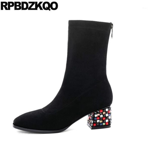 boots ankle fur big size high heel square toe chunky fashion 10 fall suede 2021 black thick winter shoes women plus1
boots ankle fur big size high heel square toe chunky fashion 10 fall suede 2021 black thick winter shoes women plus1