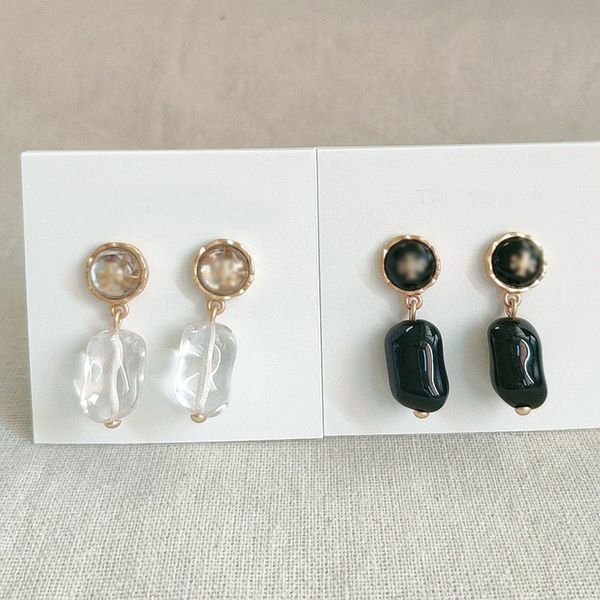 new real 18k gold plated 2colors clear/black t crystal dorp charm drop earrings popular brand letter earrings, Golden
new real 18k gold plated 2colors clear/black t crystal dorp charm drop earrings popular brand letter earrings, Golden