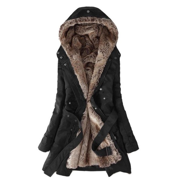 autumn women winter coats slim long jackets parka 2021 casual female dail rivet hooded outwear zipper long overcoats, Black
autumn women winter coats slim long jackets parka 2021 casual female dail rivet hooded outwear zipper long overcoats, Black