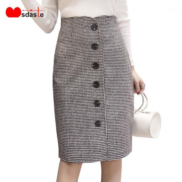 women plaid skirts winter 2019 new thicken woolen elegant a line lady chic skirt high waist faldas saia female skirts midi skirt1, Black
women plaid skirts winter 2019 new thicken woolen elegant a line lady chic skirt high waist faldas saia female skirts midi skirt1, Black