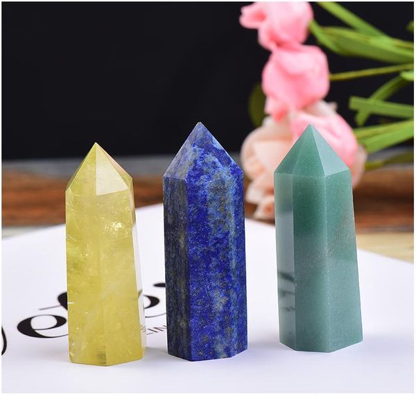 1pc natural crystal column quartz rock mineral specimen crystal point quartz rainbow wand home decor reiki healing ener qyljqo, Black
1pc natural crystal column quartz rock mineral specimen crystal point quartz rainbow wand home decor reiki healing ener qyljqo, Black