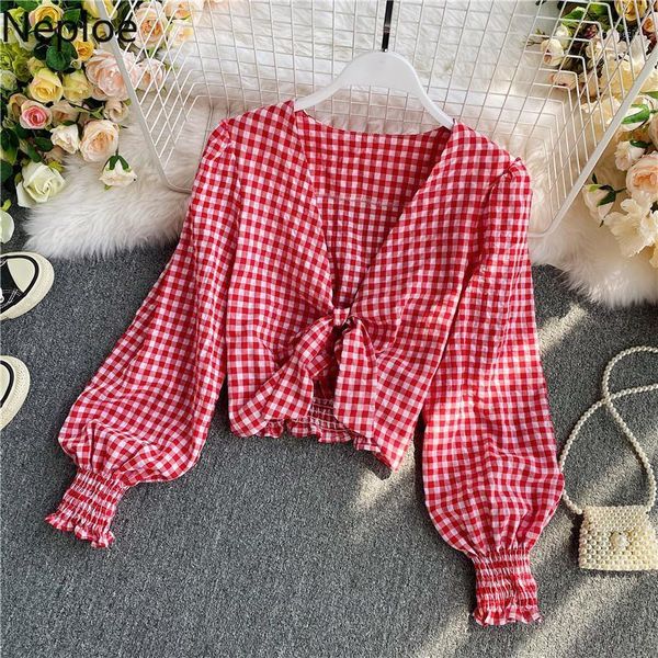 neploe puff long sleeve women plaid blouse bow tie deep v-neck shirt 2021 autumn new high waist short blusas mujer 4e2631, White
neploe puff long sleeve women plaid blouse bow tie deep v-neck shirt 2021 autumn new high waist short blusas mujer 4e2631, White