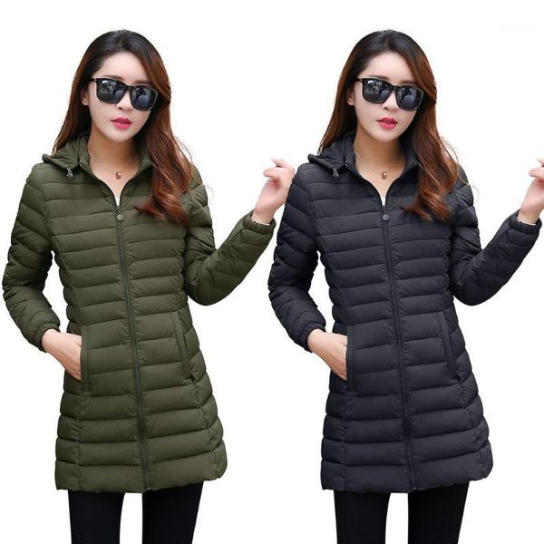 women's down & parkas 2021 women winter hooded warm coat plus size cotton padded jacket female long zipper parka solid color outerwear1, Black
women's down & parkas 2021 women winter hooded warm coat plus size cotton padded jacket female long zipper parka solid color outerwear1, Black