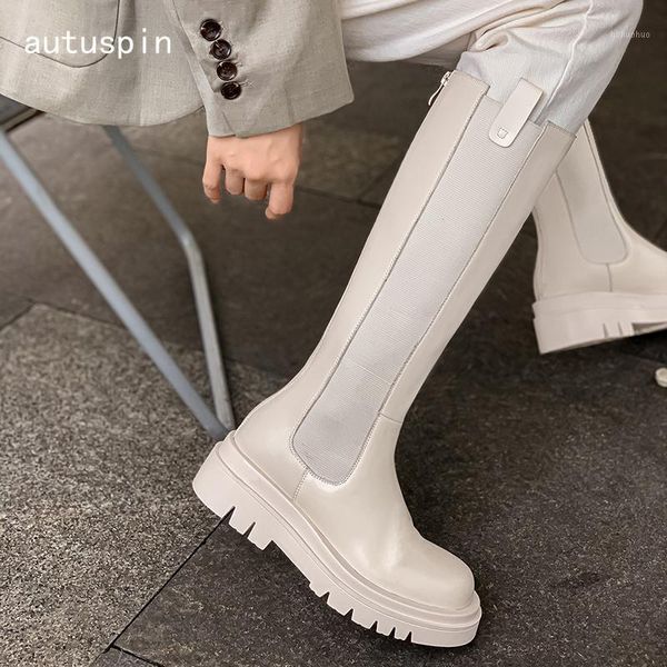 autuspin women knight boots fashion genuine cow leather round toe knee-high platform botas winter party nightclub shoes woman1, Black
autuspin women knight boots fashion genuine cow leather round toe knee-high platform botas winter party nightclub shoes woman1, Black