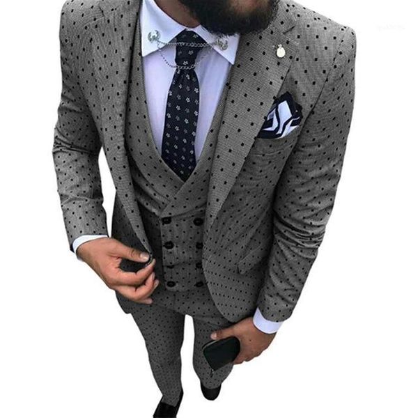 2020 men's poika dot suit 3-pieces latest coat pant designs notch lapel tuxedos groomsmen for wedding/party(blazer+vest+pants)1, White;black
2020 men's poika dot suit 3-pieces latest coat pant designs notch lapel tuxedos groomsmen for wedding/party(blazer+vest+pants)1, White;black
