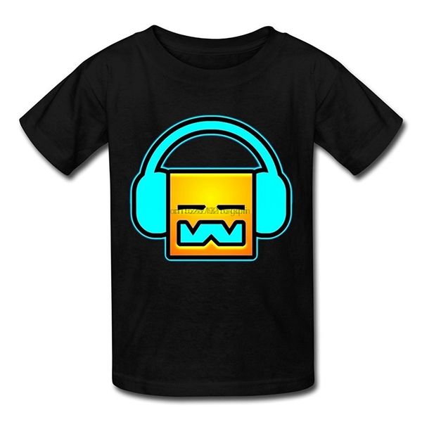 kid dj geometry dash t shirt sport hooded sweatshirt hoodie