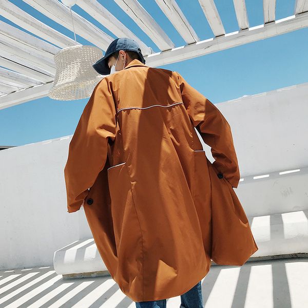 2019 men's new autumn and winter windbreaker korean youth medium length leisure fashion long jacket, Tan;black
2019 men's new autumn and winter windbreaker korean youth medium length leisure fashion long jacket, Tan;black