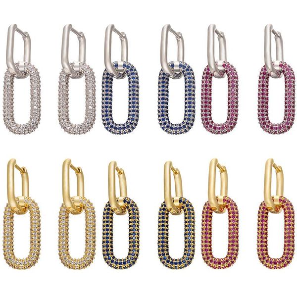 hoop & huggie zhukou one pair earrings women cz jewelry gold /silver color rectangle earring hoops for party birthday gifts model:ve129, Golden;silver
hoop & huggie zhukou one pair earrings women cz jewelry gold /silver color rectangle earring hoops for party birthday gifts model:ve129, Golden;silver