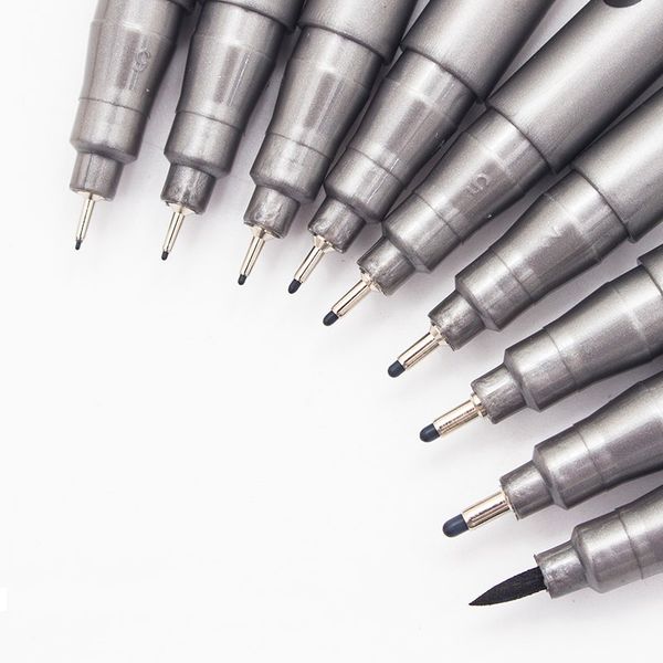 1-Piece Pigment Liner Pigma Micron Ink Marker Pen 0.05 0.1 0.2 0.3 0.4 0.5 0.6 0.8 Different Tip Black Fineliner Sketching Pens
1-Piece Pigment Liner Pigma Micron Ink Marker Pen 0.05 0.1 0.2 0.3 0.4 0.5 0.6 0.8 Different Tip Black Fineliner Sketching Pens