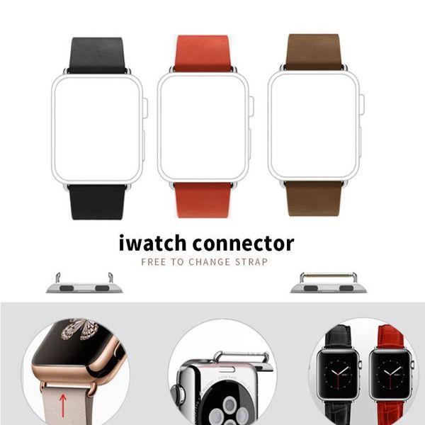 strap adapter series for watch5 4 3 2 1 connector 42mm 38mm iwatch seamless metal aluminum wristband connector ac qyltkj, Black;brown
strap adapter series for watch5 4 3 2 1 connector 42mm 38mm iwatch seamless metal aluminum wristband connector ac qyltkj, Black;brown