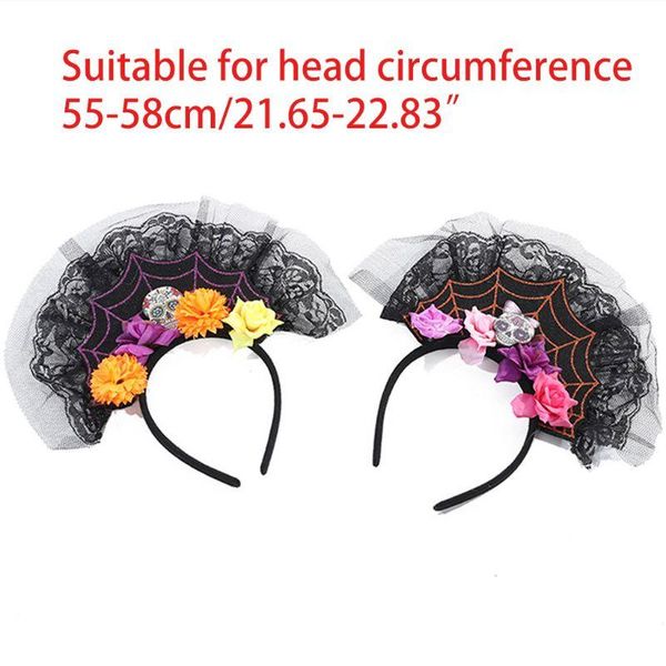 hair accessories day of the dead spiderweb headband flower skull lace halloween cosplay hoop 24bc
hair accessories day of the dead spiderweb headband flower skull lace halloween cosplay hoop 24bc