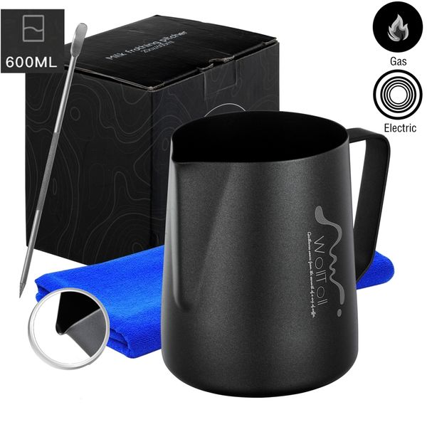 non-stick coating stainless steel milk frothing pitcher espresso coffee barista craft latte cappuccino cream froth jug maker q0109
non-stick coating stainless steel milk frothing pitcher espresso coffee barista craft latte cappuccino cream froth jug maker q0109