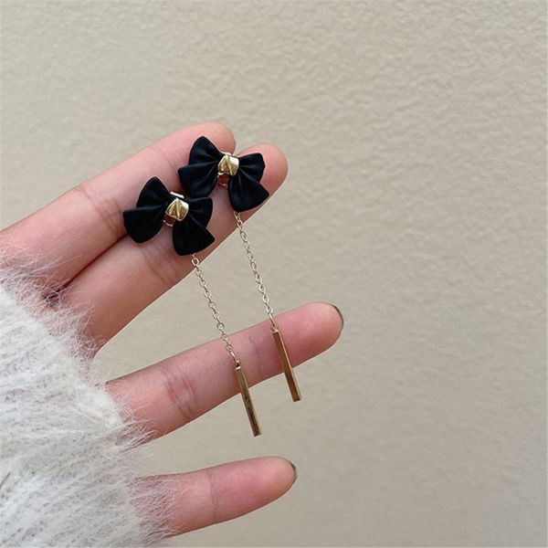 2021 trend fashion long tassel bow piercing drop earrings for women new style trendy 925 sterling silver fine jewelry female
2021 trend fashion long tassel bow piercing drop earrings for women new style trendy 925 sterling silver fine jewelry female