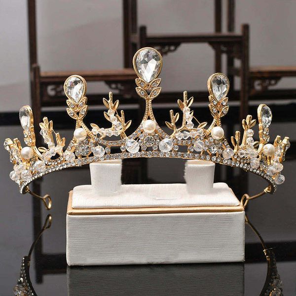 iceremony bridal headdress female 18-year-old super adulthood immortal wedding net red princess p crystal crown, Silver
iceremony bridal headdress female 18-year-old super adulthood immortal wedding net red princess p crystal crown, Silver