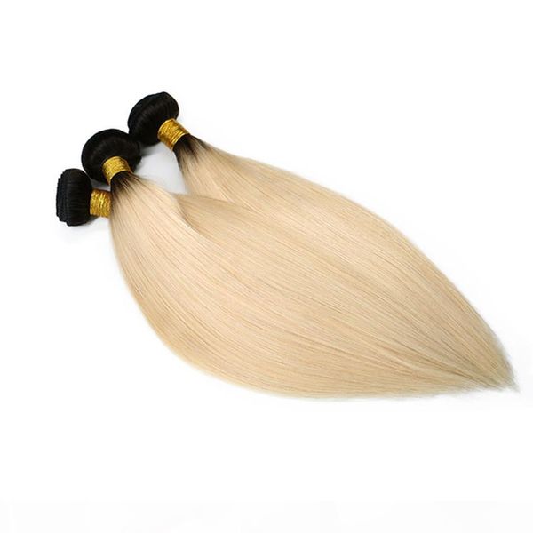 elibess hair- ombre 1b 613 dark roots blonde 100g one piecebrazilian remy hair extension straight 100% human hair weave bundles double weft, Black
elibess hair- ombre 1b 613 dark roots blonde 100g one piecebrazilian remy hair extension straight 100% human hair weave bundles double weft, Black