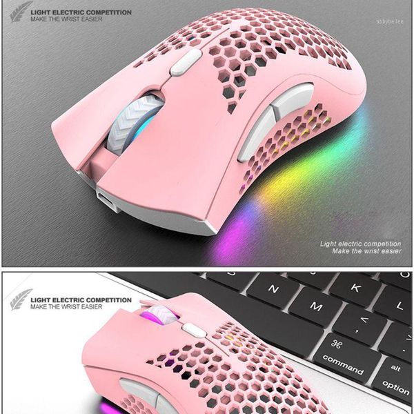 mice lightweight rechargeable rgb led optical honeycomb game 1600dpi hollow-out 2.4g usb wireless mouse for pc lap
mice lightweight rechargeable rgb led optical honeycomb game 1600dpi hollow-out 2.4g usb wireless mouse for pc lap