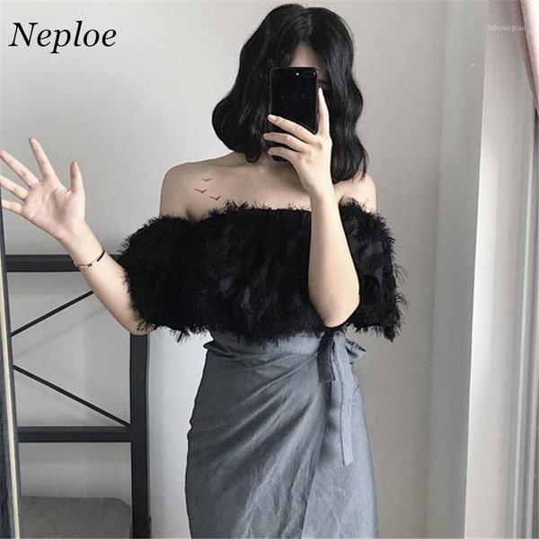neploe slash neck off shoulder women blouse 2018 spring summer new short sleeve shirts fashion female short blusas 671541, White
neploe slash neck off shoulder women blouse 2018 spring summer new short sleeve shirts fashion female short blusas 671541, White